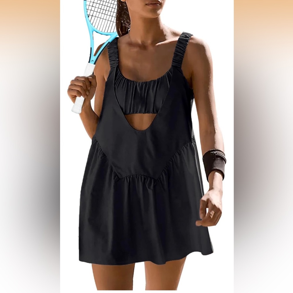 Women's Black tennis dress
